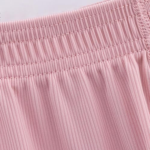 Girls 2 Piece Outfits Summer Cotton Soft T-Shirts Long Pants Set Teen Kids Solid Short Sleeve Shirts Tops Clothes