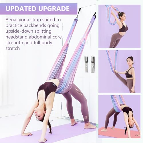 Yoga Stretch Rope,Leg Stretcher Strap,Fitness Training Aid Band, Home Gym Equipment Assist Stretch Strap for Fitness Gymna...