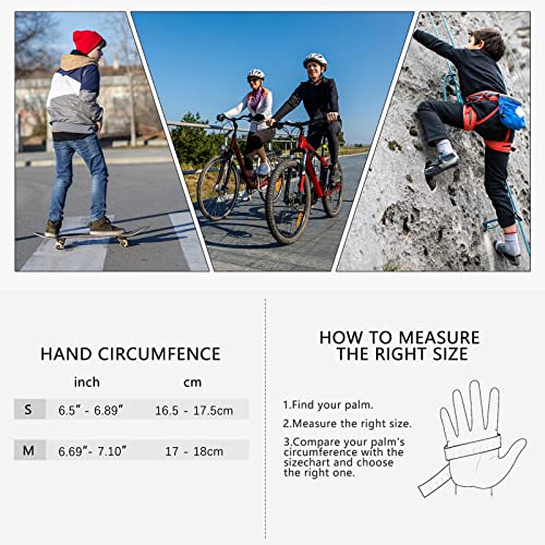 Long Keeper Kids Cycling Tactical Gloves – Boys Sport Climbing Fishing Gloves Anti Slip Full Finger Gloves