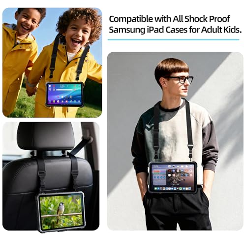 Gowjaw Adjustable Shoulder Strap:Comfortable for iPad Strap Nylon Neck Lanyard for iPad/Samsung Tablet Case,Camera Binocul...