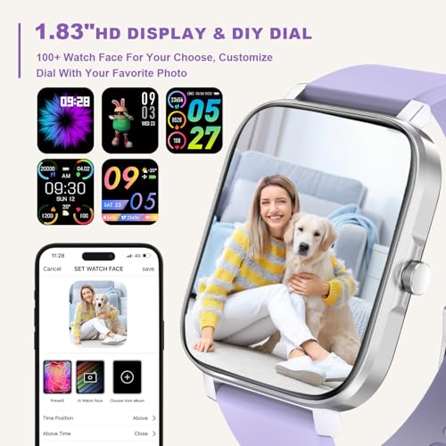 Choiknbo Smart Fitness Tracker Watch with Heart Rate Monitor, Activity Tracker with Pedometer, Sleep Monitor, Calories & S...