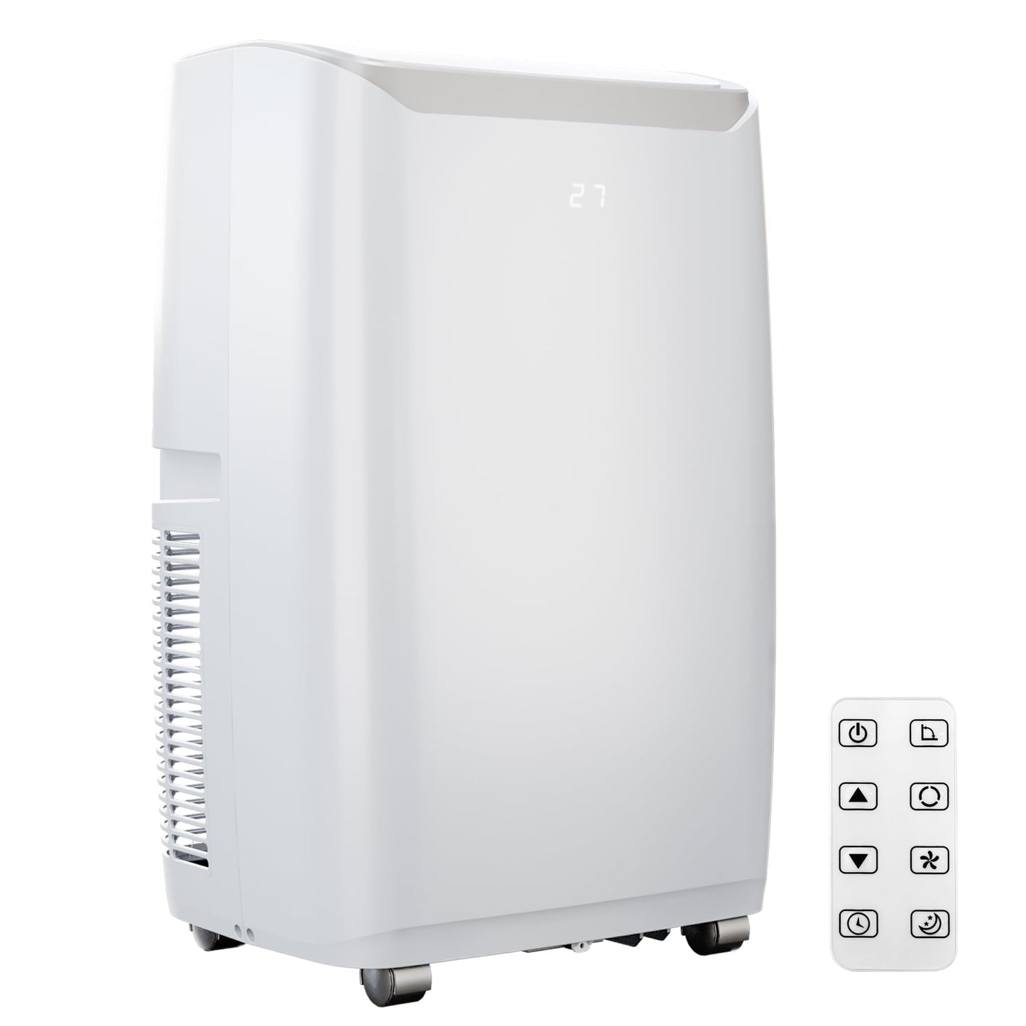 12000 Btu Portable Air Conditioner Cools Up To 550 Sq.Ft, 3-In-1 Quiet Portable Ac Unit With Remote Control & Installation Kits