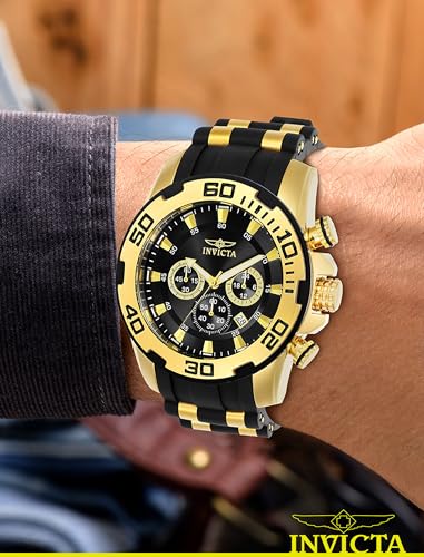 Invicta Men's 22340 22341 22343 22344 22346 Pro Diver Analog Display Quartz Black Watch