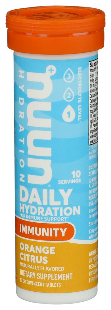 Nuun, Immunity Orange Citrus, 1.9 Ounce