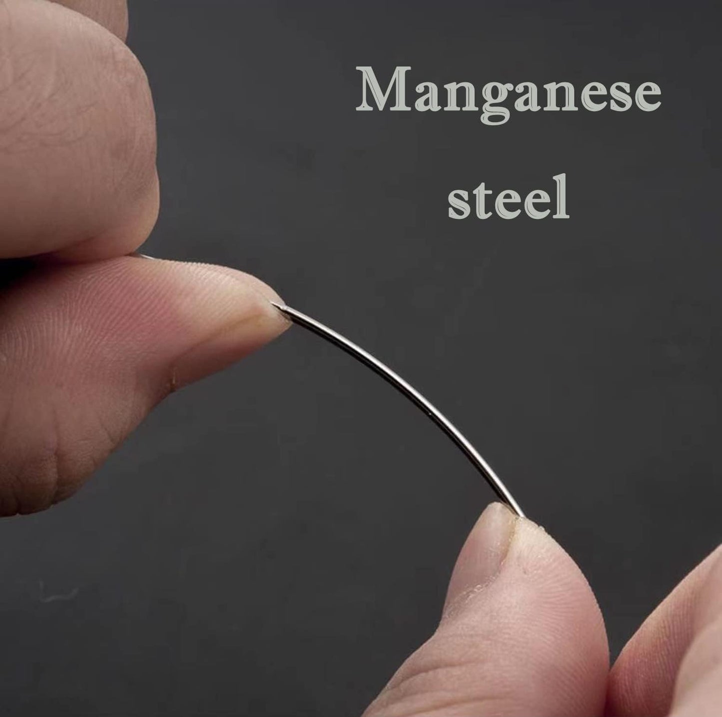 Marcobrothers 6" Professional Upholstery Large Eye Long Needle Easy to Thread,Used for Furniture Weaving Leather Hand Sewing. (6 inch)