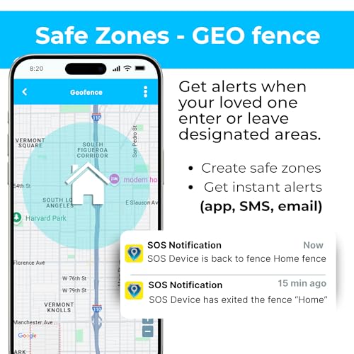 SecuLife New 2026 Fall Alert Device, Medical Alert Pendant with for Seniors, SOS Call, GPS Tracking & Reminders – Wearable...