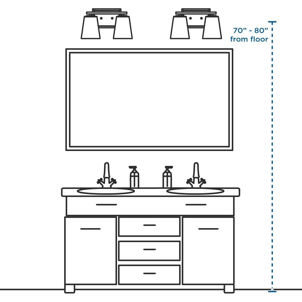 Progress Lighting 2-Light Modern Bath Vanity Light, Etched White Glass, Brushed Nickel, Model P2158-09