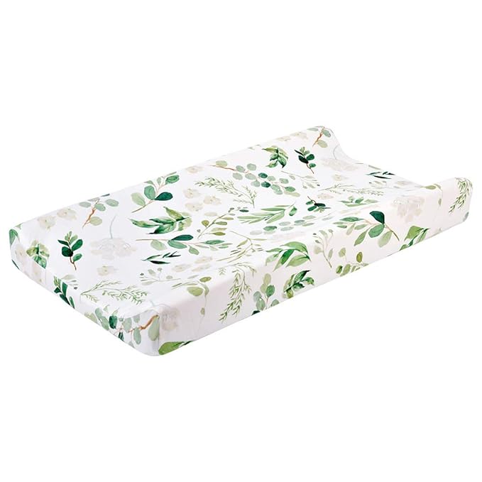 Changing Pad Cover – Ultra Soft Diaper Changing Pad Table Sheets for Girls Boys Pure Cotton Safe and Snug Cradle Sheets Machine Washable Fit 32"/34'' x 16"Pad