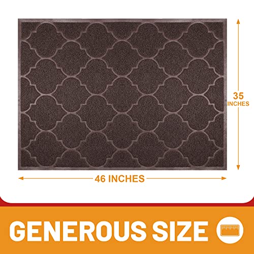 Cosyearn Door Mat, Front Door Mat, 46x35, Welcome Mats for Entryway,Garage,High Traffic Areas, Jumbo Size, Doormat Entranc...