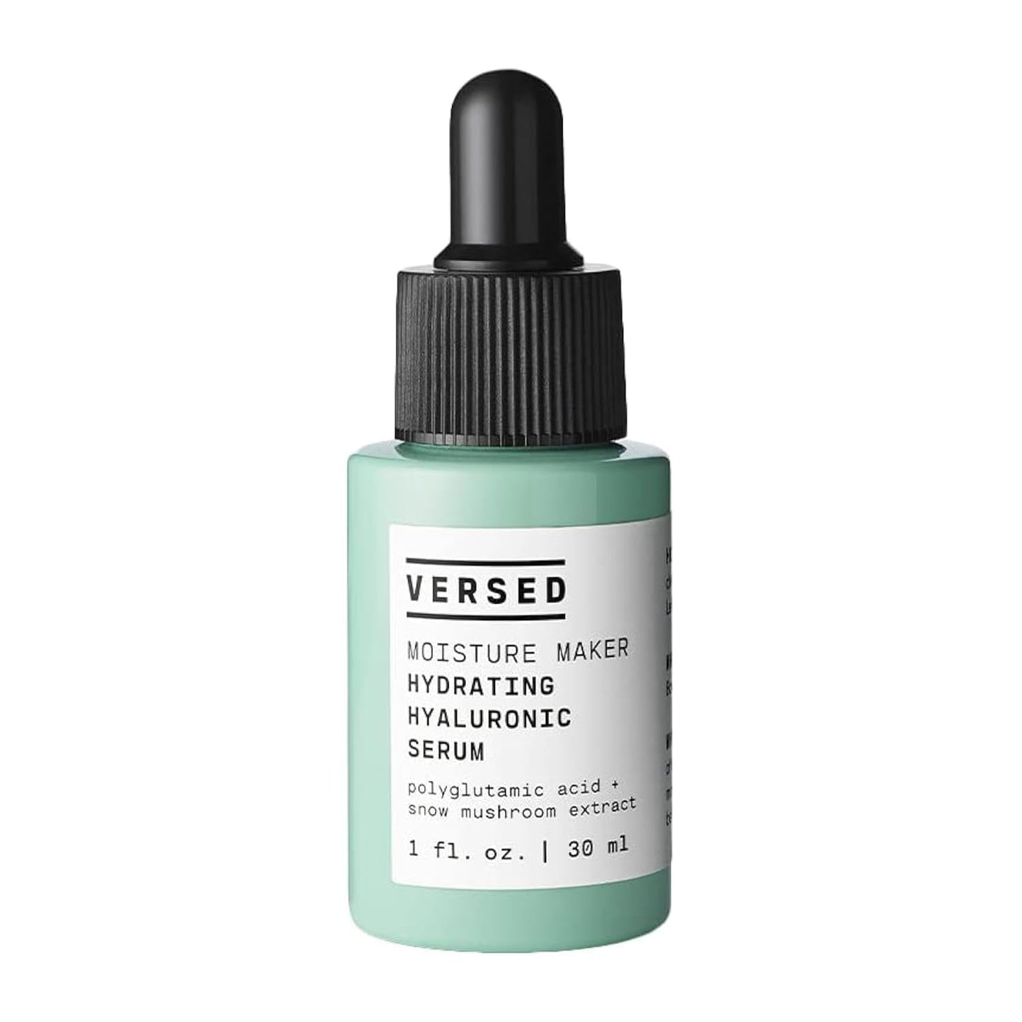 Versed Moisture Maker Hydrating Hyaluronic Serum - Lightweight Face Serum for Dry Skin With Moisturizing Polyglutamic Acid + Sno