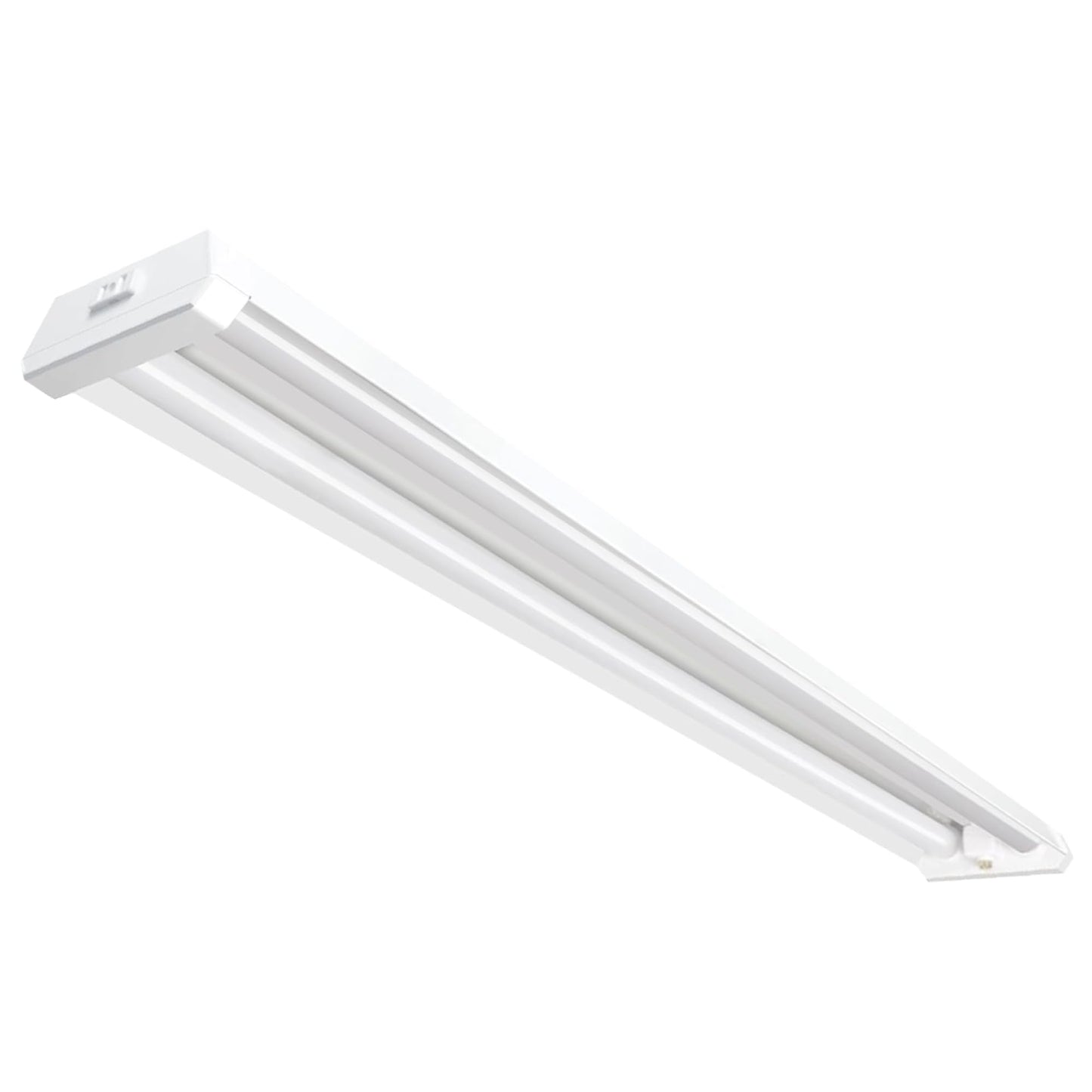 Feit Electric 4ft LED Dual Lamp Shop Light, 4500 Lumens, 4000K Cool White, Flush/Hanging Mount, Ideal for Garages & Workshops, 4