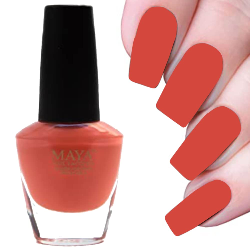 MAYA Halal Breathable Quick Dry Nail Polish, Vegan and Cruelty Free, Oxygen & Water Permeable Nail Art, Non Toxic Gentle On Nail
