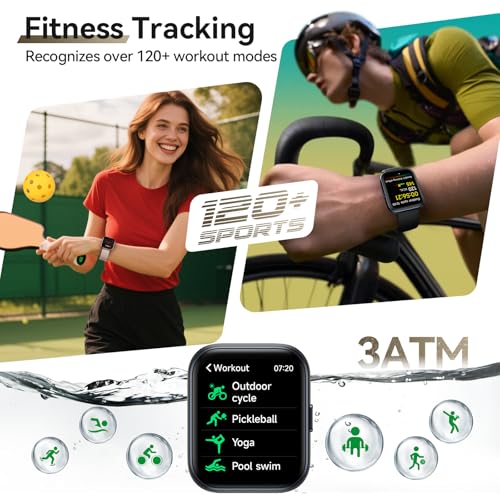 Smart Watches for Men (Android/iPhones), 120+ Sport Modes Fitness Tracker Watch with SpO2/Heart Rate Monitor, Steps/Sleep ...