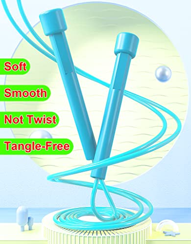 Jump Rope for Kids, 6 Pack Length Adjustable Lightweight Kids Skipping Rope for Children, Students, Boys and Girls Outdoor...