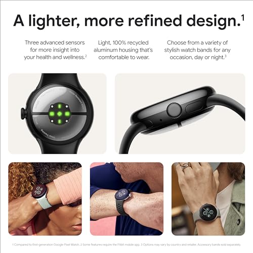 Google Pixel Watch 2 with the Best of Fitbit and Google - Heart Rate Tracking, Stress Management, Safety Features - Androi...