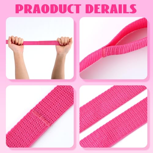 Simgoing 12 Set Stretching Strap Cheerleader Gifts Bulk for Team Stretching Bands Improved Flexibility Elastic Stretch Ban...