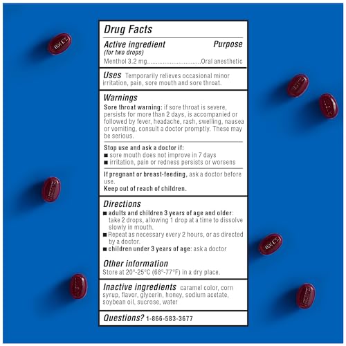Ludens Soothing Throat Drops, Honey Licorice, 30 ct (Pack of 3)