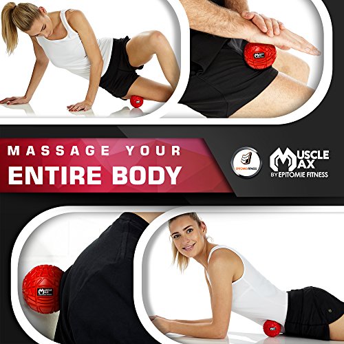 Muscle Max Massage Ball - Therapy Ball for Trigger Point Massage - Deep Tissue Massager for Myofascial Release - Mobility ...