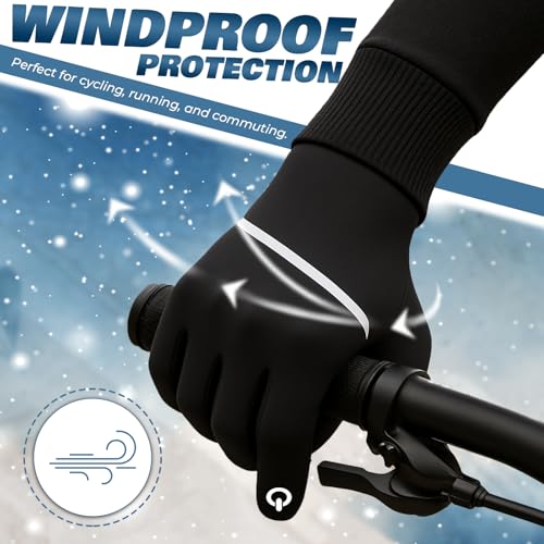 WESTWOOD FOX Kids Winter Thermal Gloves Touch Screen Anti-Slip Children Thickend Warm Windproof Cycling Gloves for Boys & ...