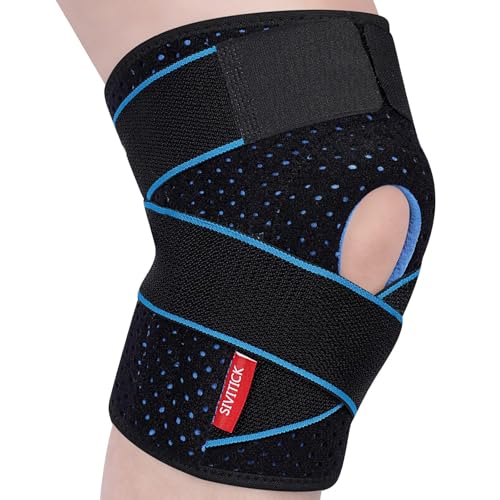 SIVITICK Knee Brace Support for Women & Men Plus Size with Side Stabilizers & Patella Gel Pad for Knee Pain Relief, Arthri...