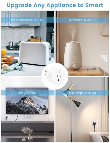 Eightree Smart Plug 5GHz & 2.4GHz, Smart Outlet WiFi Socket with APP Remote Control, Compatible with Alexa & Google Home, ...