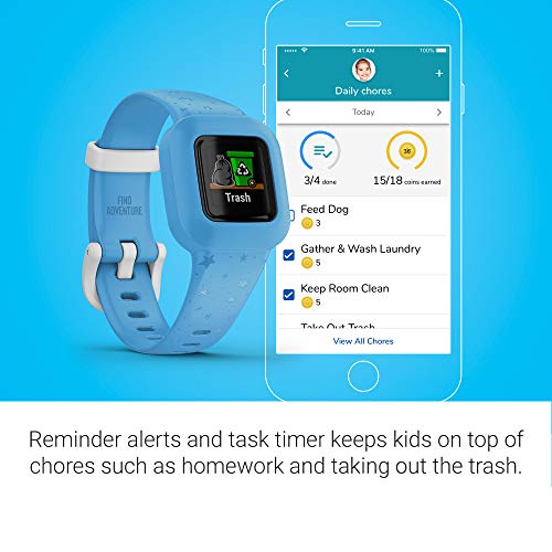 Garmin vivofit jr. 3, Fitness Tracker for Kids, Includes Interactive App Experience, Swim-Friendly, Up to 1-Year Battery L...