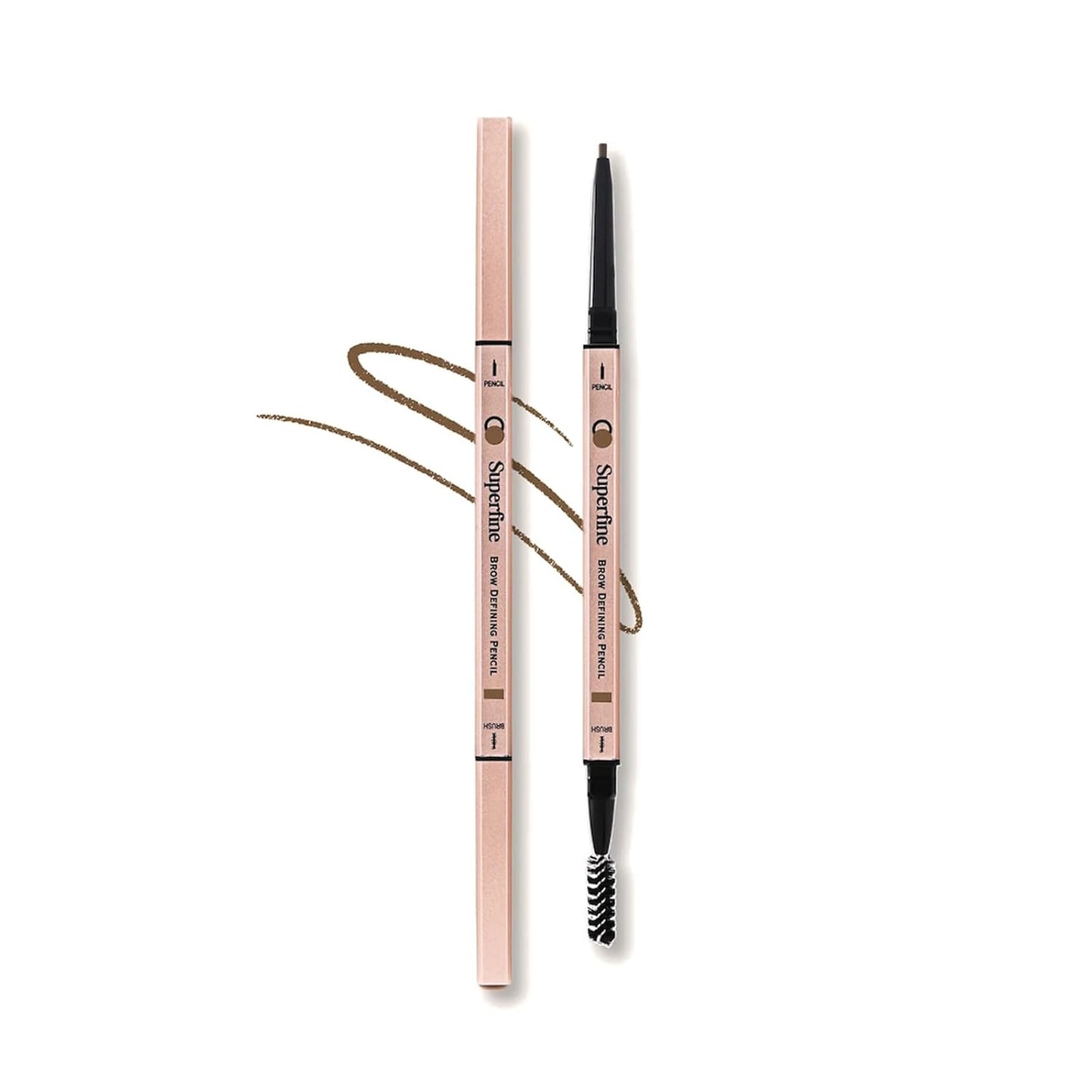 Beauty Superfine Micro Brow Pencil – 1.5mm Ultra-Fine Tip, Waterproof, Vegan Formula, 6 Shades – Long-Lasting Natural Eyebrow Pencil (03 - Warm Brown, 0.08G/0.002 FL.OZ（pack of 1）)