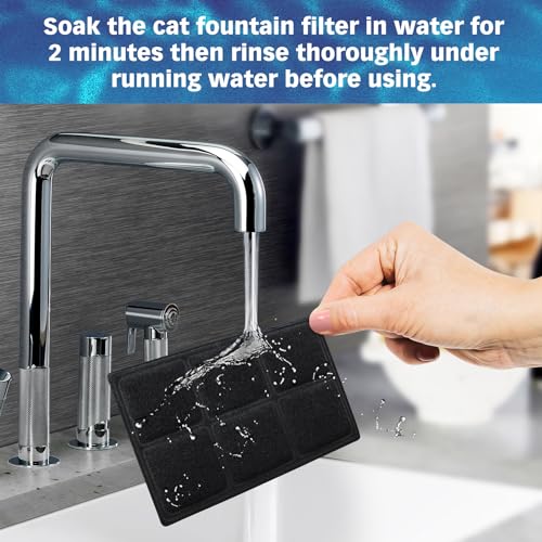 Premium Charcoal Filters for PetSafe Drinkwell Fountains, Pack of 10