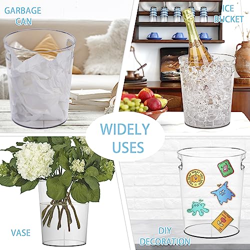 Tiawudi 6 Pack Ice Bucket, Plastic Wine Chiller for Champagne, Beverage, Soda and Beer, Wine Bottle Cooler, Ice Tub, Mult...