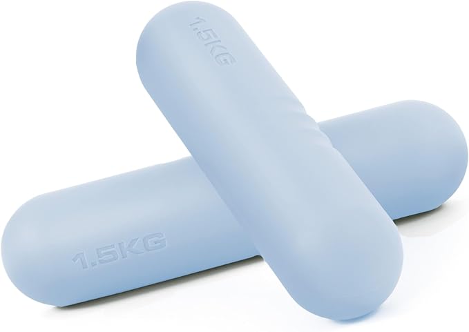 Egles Dumbbell Weight Bars for Women & Men, Set of 2 (3.3 LB | 6.6 LB Pair) -Hand Weights for Walking, Strength Training, ...
