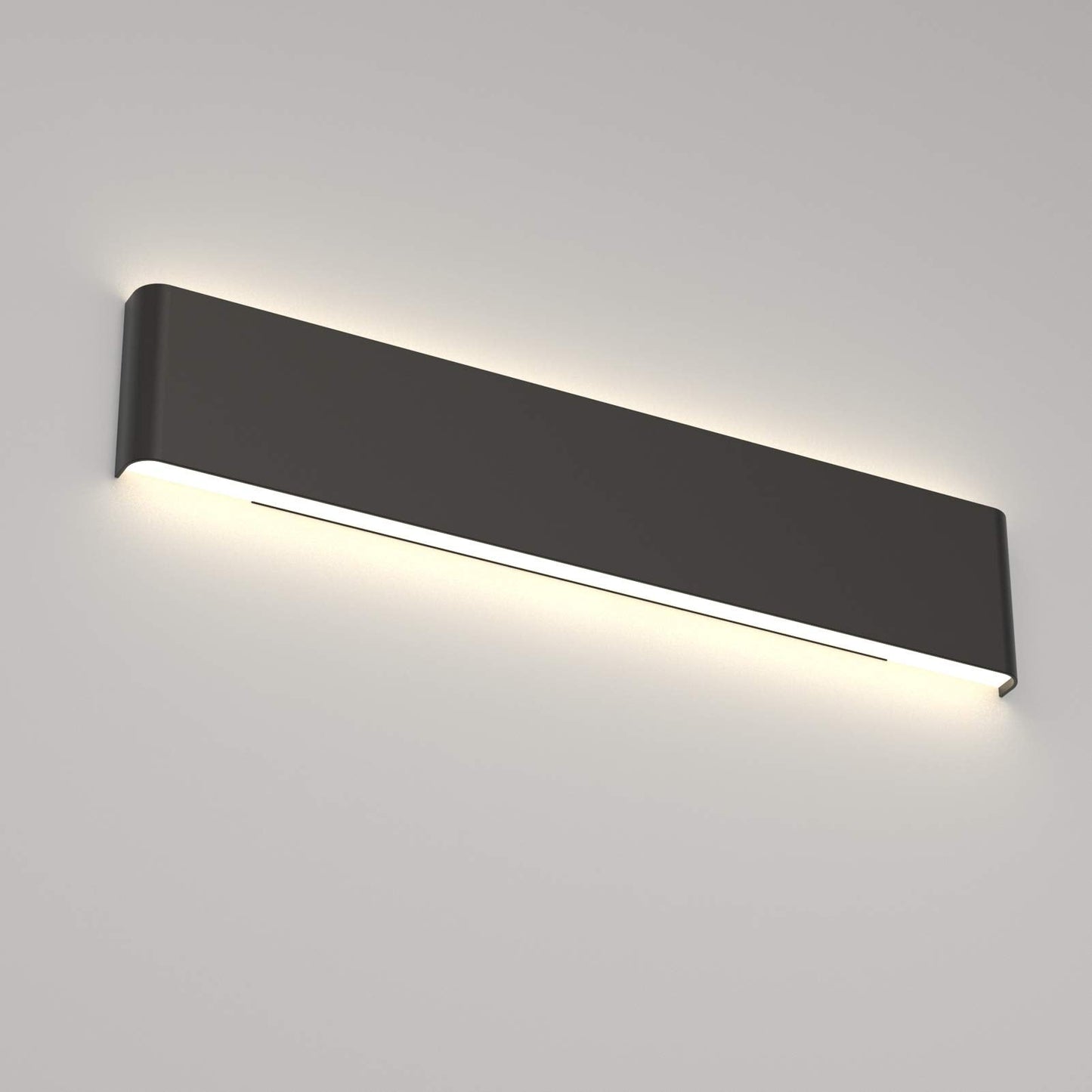 Ralbay 24W LED Vanity Light Fixture, 27.9in, Natural White 4000K, Aluminum, Black-Natural White, Model A065-71cm-Heike