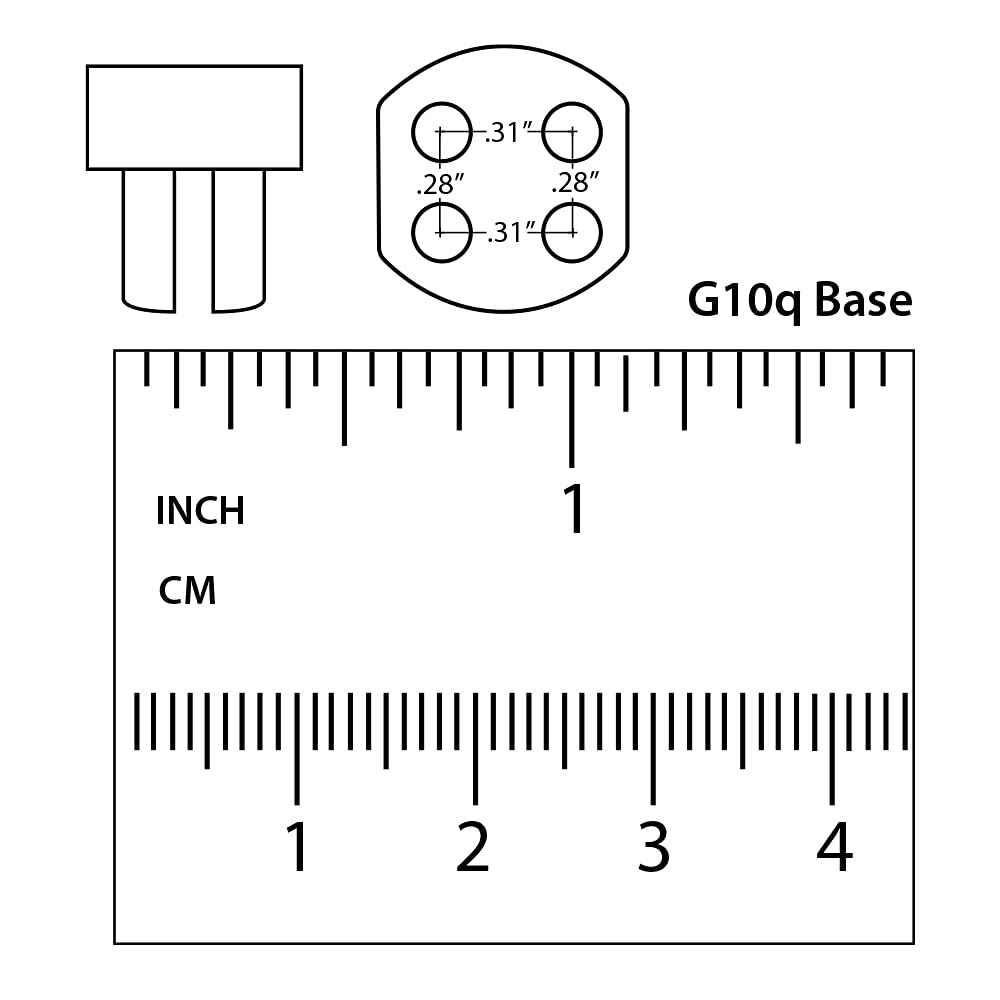 Feit Electric LED Circular Tube T9 Replacement 15W, Cool White 4100K, G10Q Base, 1 Count, Model FC8/840/LED