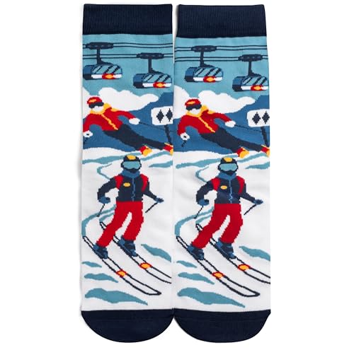 Lavley Ski Socks - Funny socks for skiers and snowboarders - Unisex novelty gift - Great for birthdays or holidays