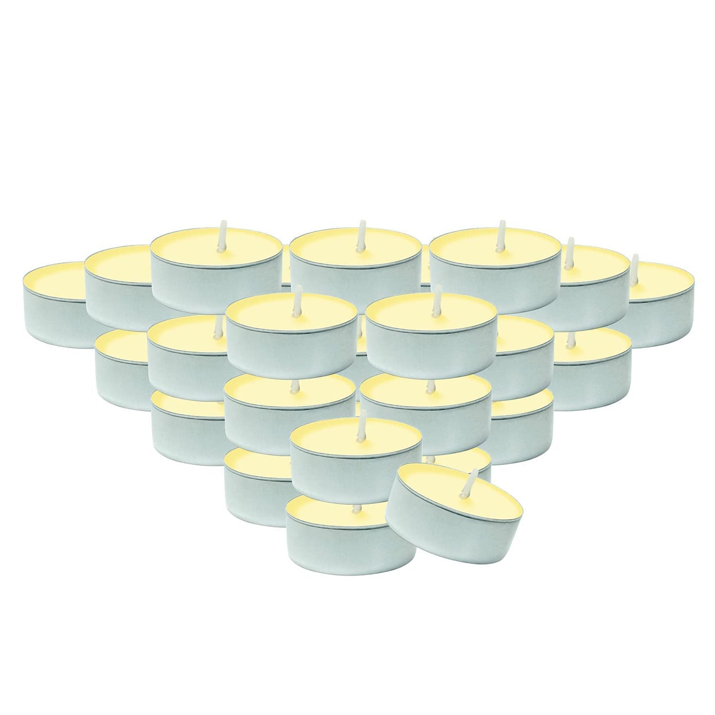 DecorRack Tealight Candles Vanilla Scented 30 Pack Synthetic Wax Model 96015