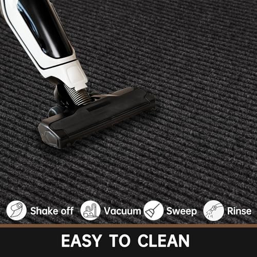 Futurwit Front Door Mat, 48" x 36" Heavy Duty Indoor Outdoor Doormat, Non-Slip, Rubber Backing Low Profile, Welcome Commer...