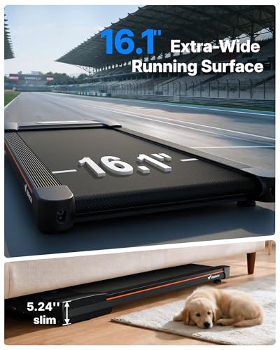 MERACH Walking Pad with Incline 12% Auto Treadmill for Home, 400lbs Capacity 3.5HP Super Quiet Brushless Walking Pads Unde...