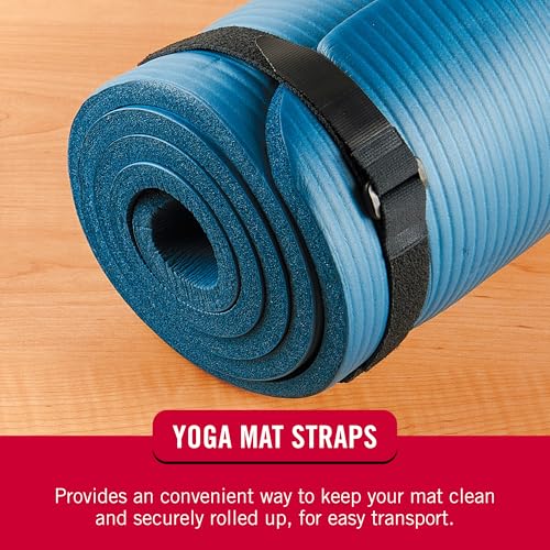 VELCRO Brand 30 Inch Elastic Straps 4 Pack, Use as Yoga Mat Straps, Fasten Outdoor Umbrellas, Wood, Tarps, Blankets, Poles...
