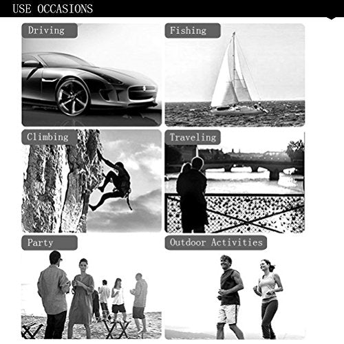 Polarized Sunglasses for Men Driving Mens Sunglasses Rectangular Vintage Sun Glasses for Men/Women