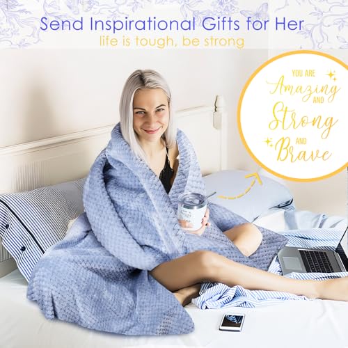 UNBOXMENT Get Well Soon Gifts for Women, Self Care Package with Blanket, Spa Gift Basket for Sick Friends, Feel Better Aft...