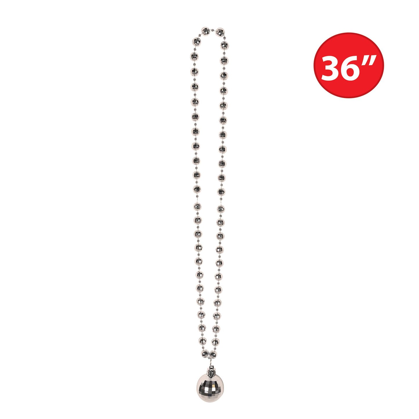 Beistle Disco Ball Beads with Medallion, Multicolor, One Size, Plastic, Model 50143