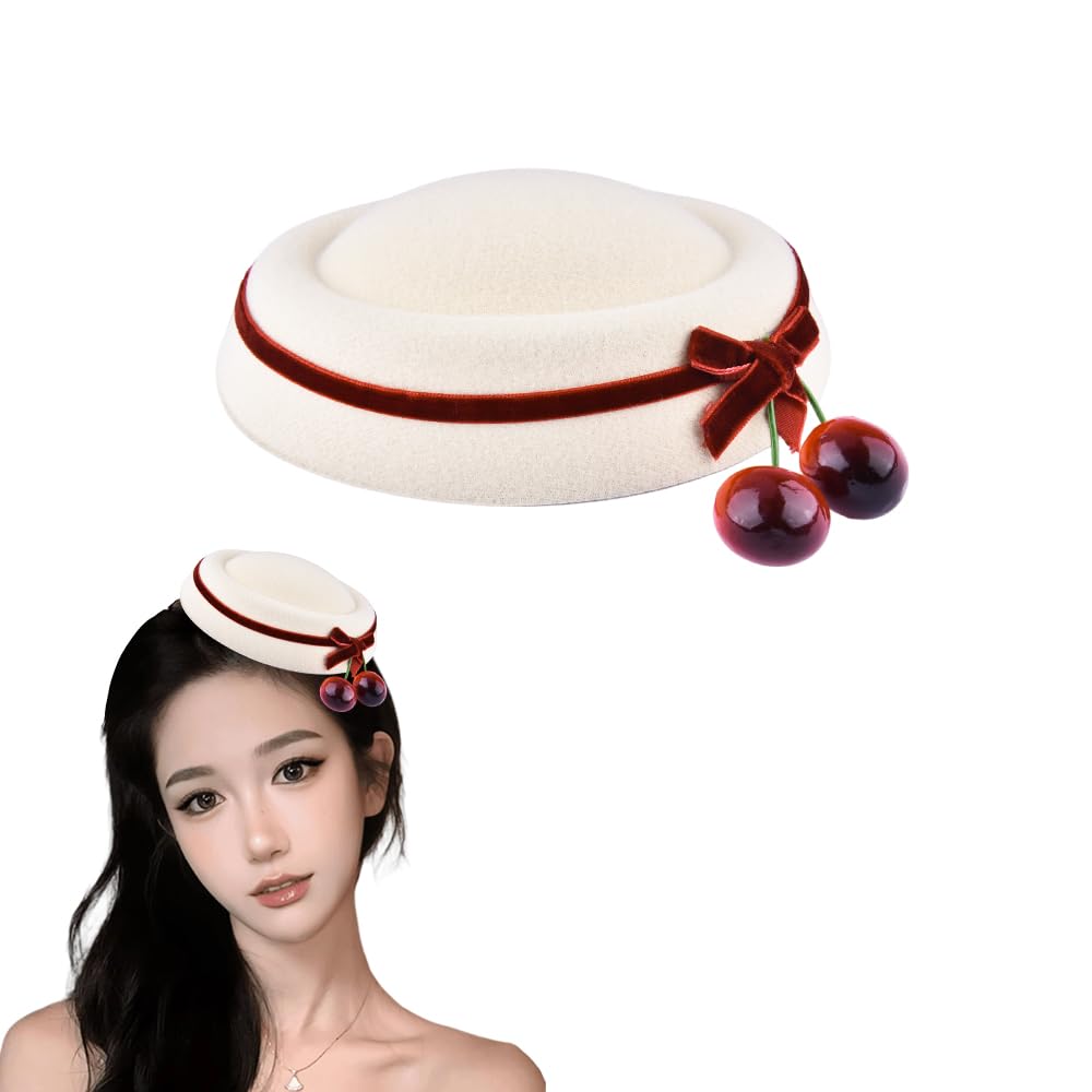 Decorative Hat Hair Clip Christmas Hair Accessories for Women Girls Party Favor Barrette Hat Prom Festival Tea Party Hats Small