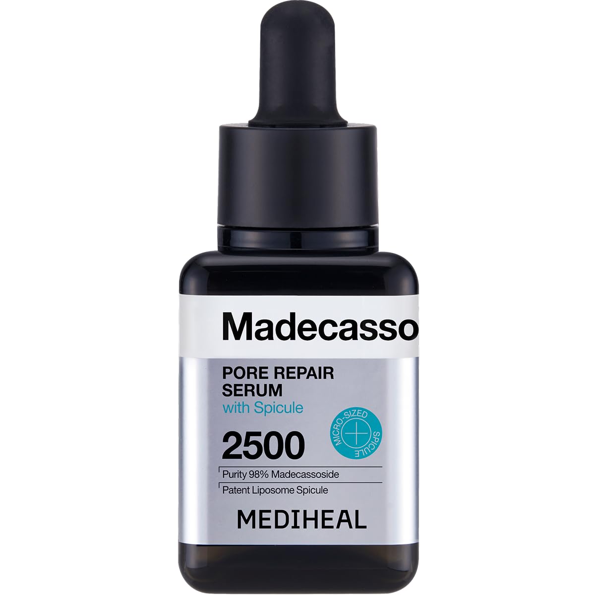 Mediheal Madecassoside Pore Repair Serum 1.35 fl.oz | 2,500 ppm Liposome Spicule & 98.5% Purity Madecassoside Included | Improve