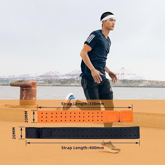 fitspur Replacement Armband Strap Compatible with OTF, Orange Theory Fitness Band