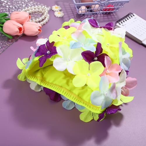 BESPORTBLE Swimming Cap Petal Shower Cap Three- Dimensional Flower Swimming Cap Swim caps for Women Swimming Long Hair 1Pc...