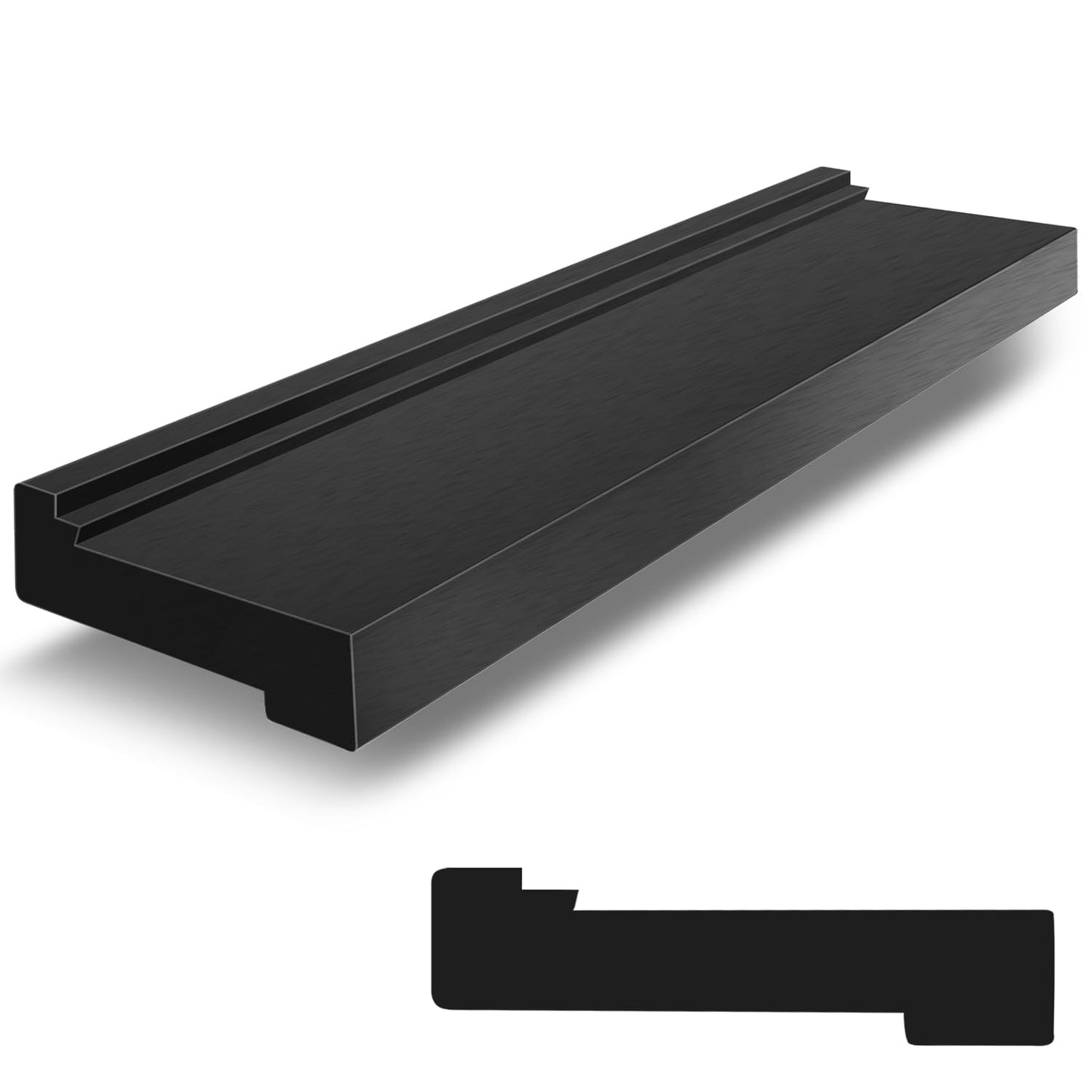 NAACOO Tapping Block for Vinyl Plank Flooring, 3 Edges - Meet Different Floor Thickness. Double Sided with Notches - Use for Tongue&Groove or Click-Lock Floor, Universal Laminate/Vinyl Flooring Tools.