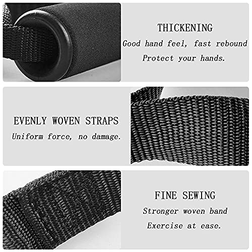 4PCS/1set Exercise Resistance Bands Handle Set, Workout Bands with Handles, Home Workouts Resistance Bands Handle Set for ...