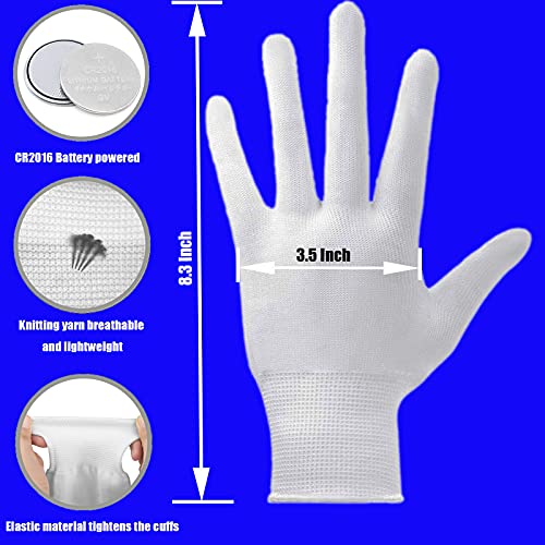 GLEDLOVES LED Gloves for Kids, Teens & Adults - Finger Light Gloves with 5 Colors/6 Modes - Perfect for 9-12 Year Old Boys...