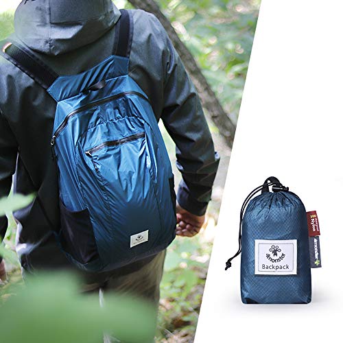 4Monster Hiking Daypack,Water Resistant Lightweight Packable Backpack for Travel Camping Outdoor