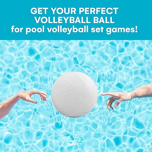 Botabee Swimming Pool Standard Size Water Volleyball | For Use With Dunnrite, Intex, Swimways or Other Pool Sets