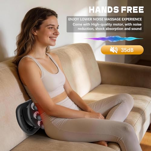 AdamPark 12-Head Massage Gun Set, Deep Tissue Back Massager Muscle Massager Tool Quiet Muscle Massage Gun for Full Body Mu...